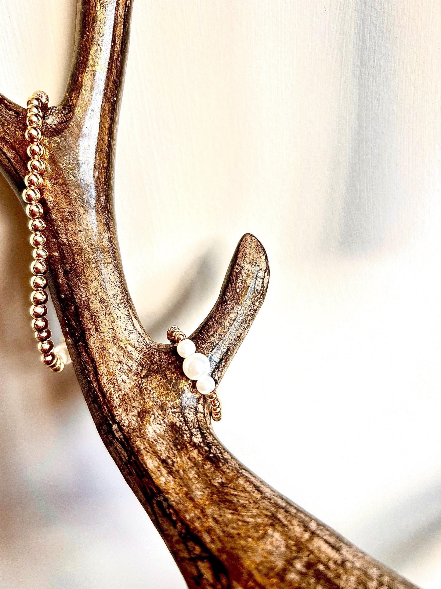 Faux Pearl Trilogy Ring