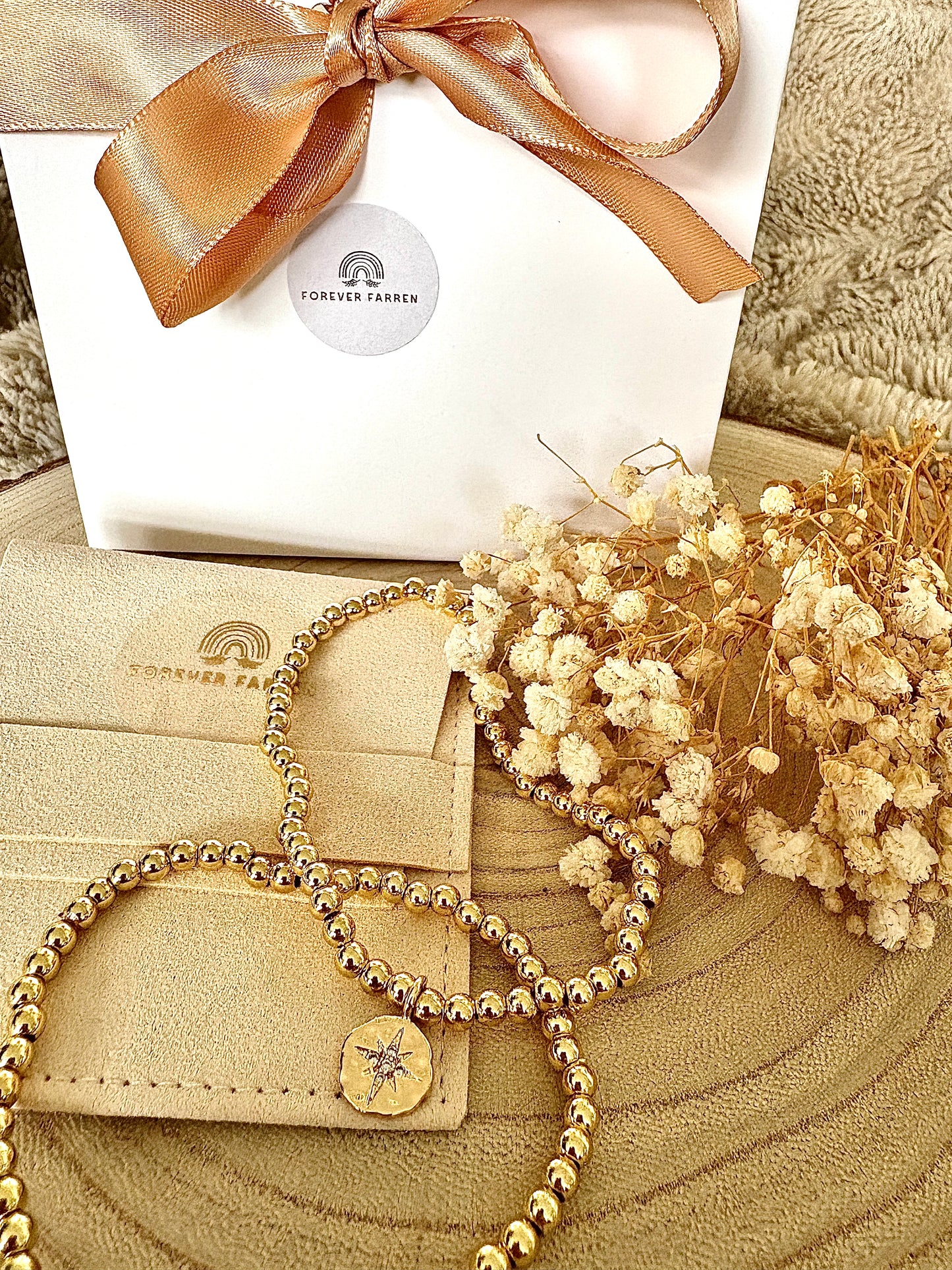 Celestial Glow Star Beaded Bracelet