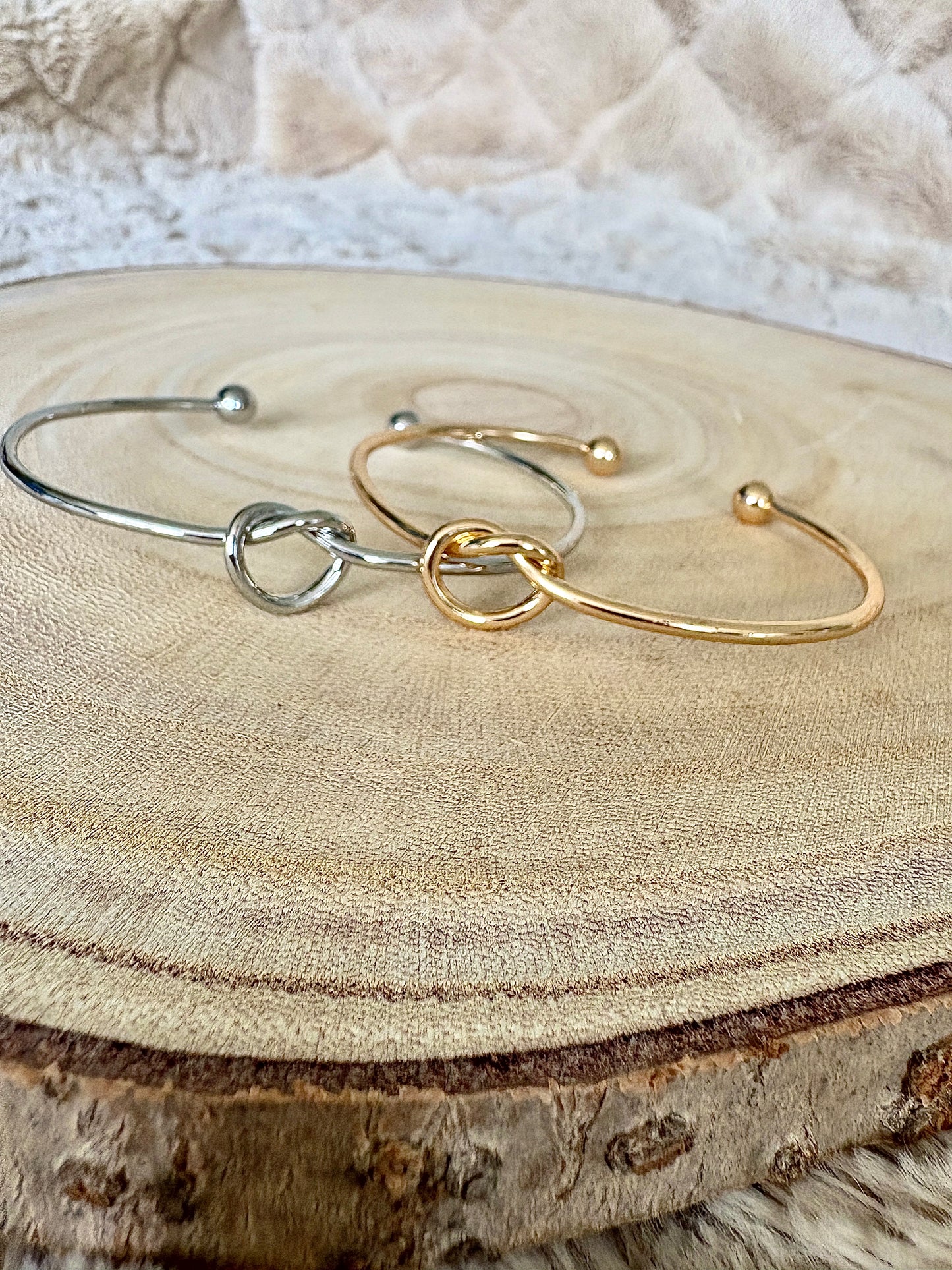 Entwined Knot Bangle