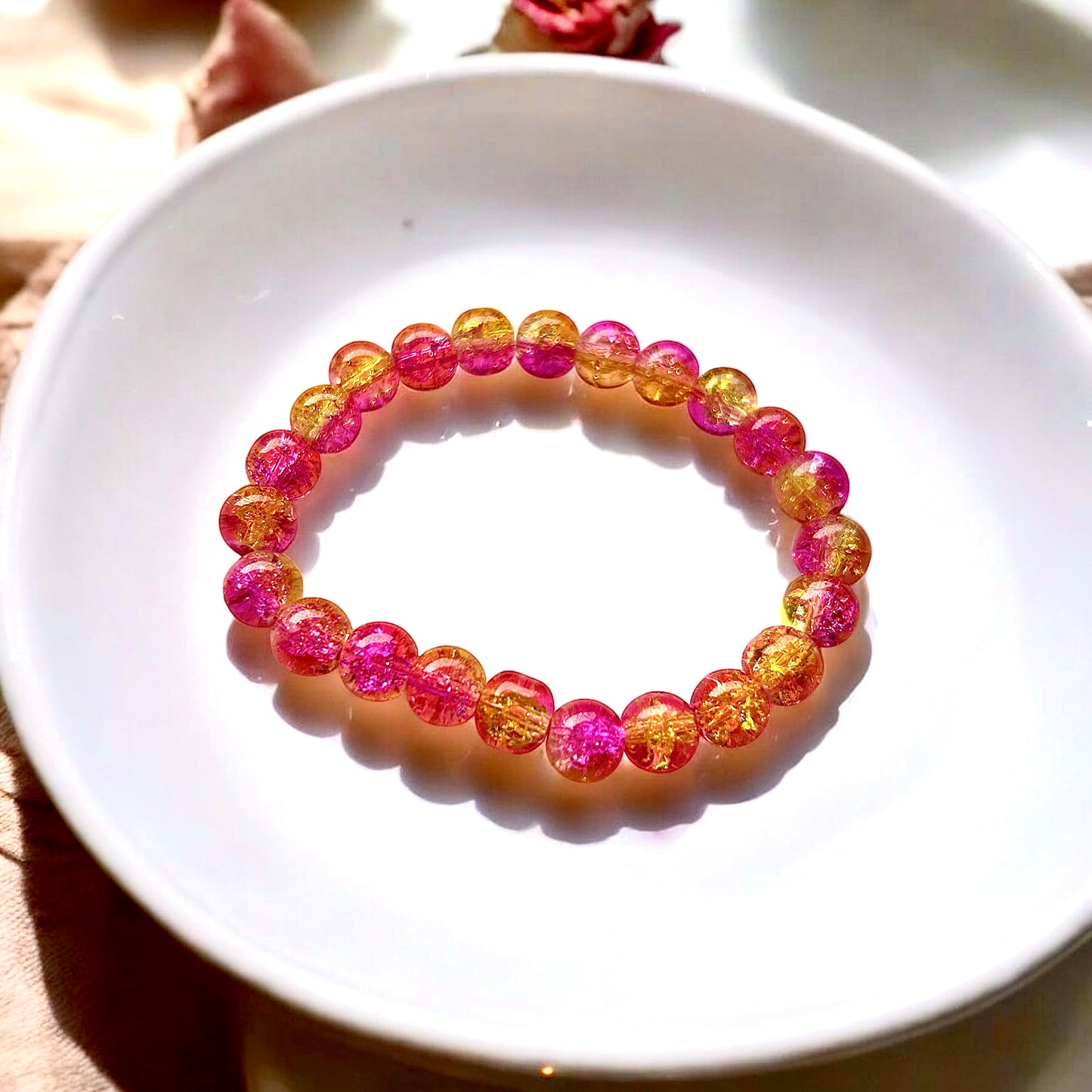 Pink Marble Bracelet