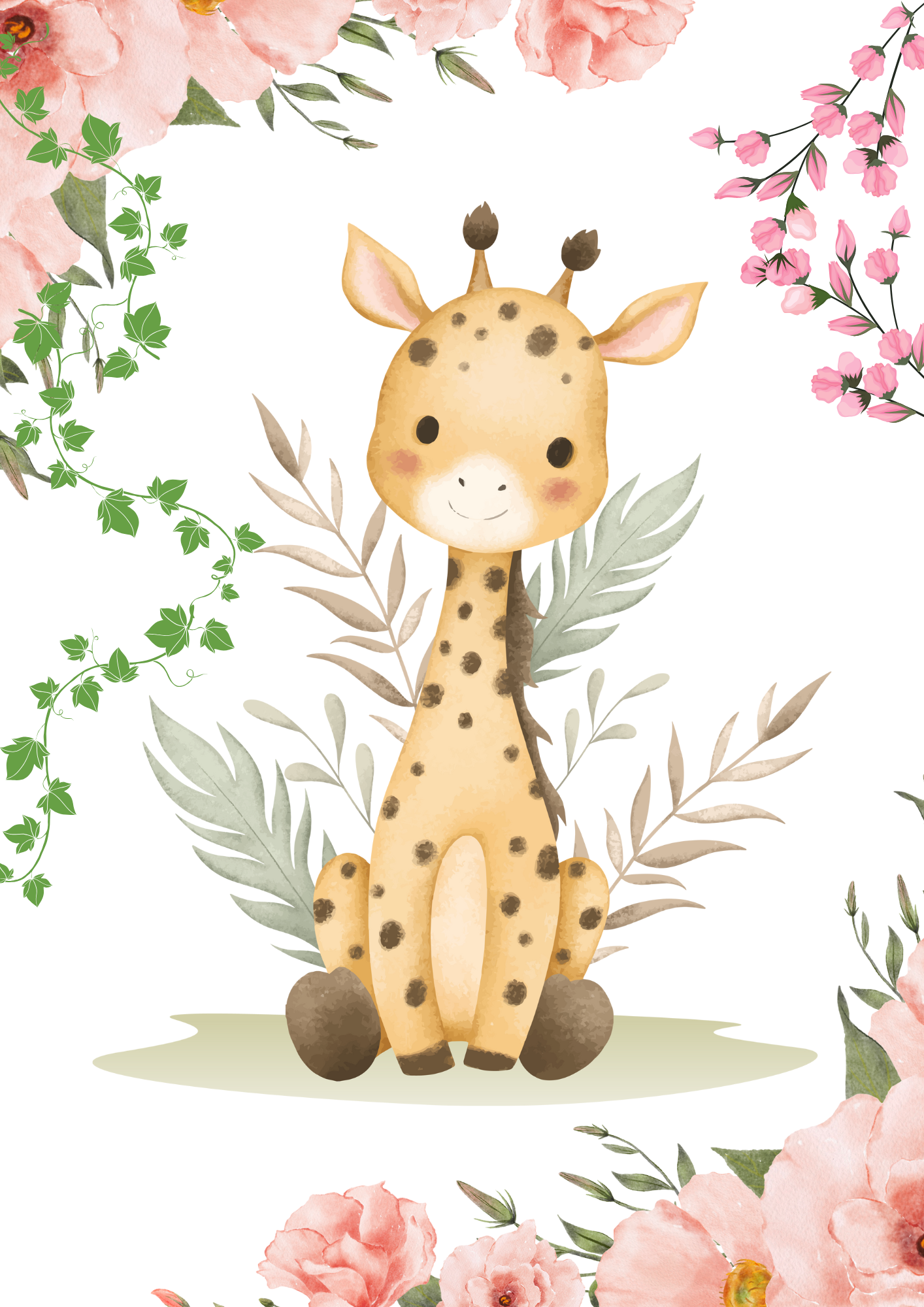 Set of 3 Alphabet Personalised Prints