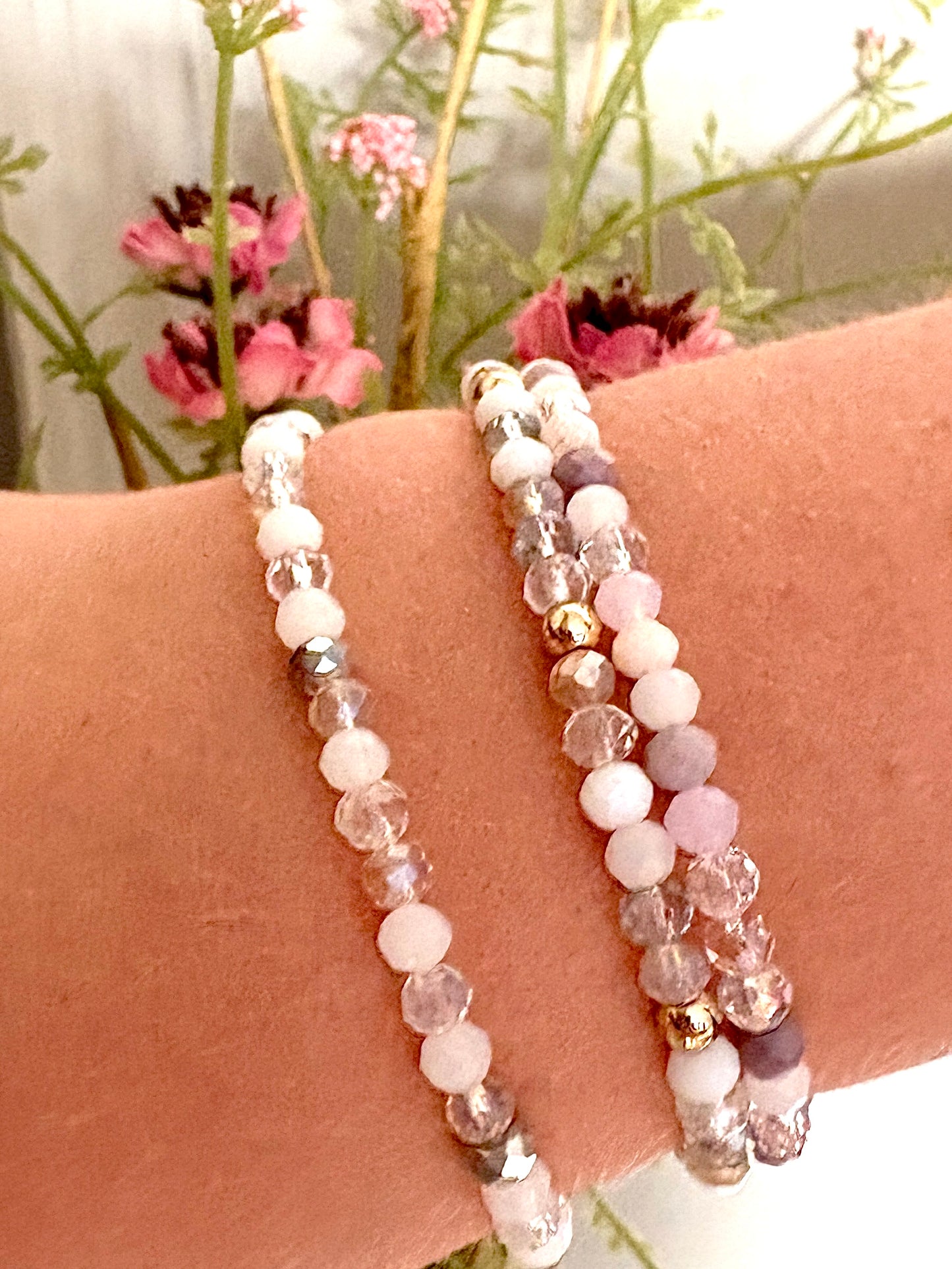 Lavender Dreams Beaded Bracelet