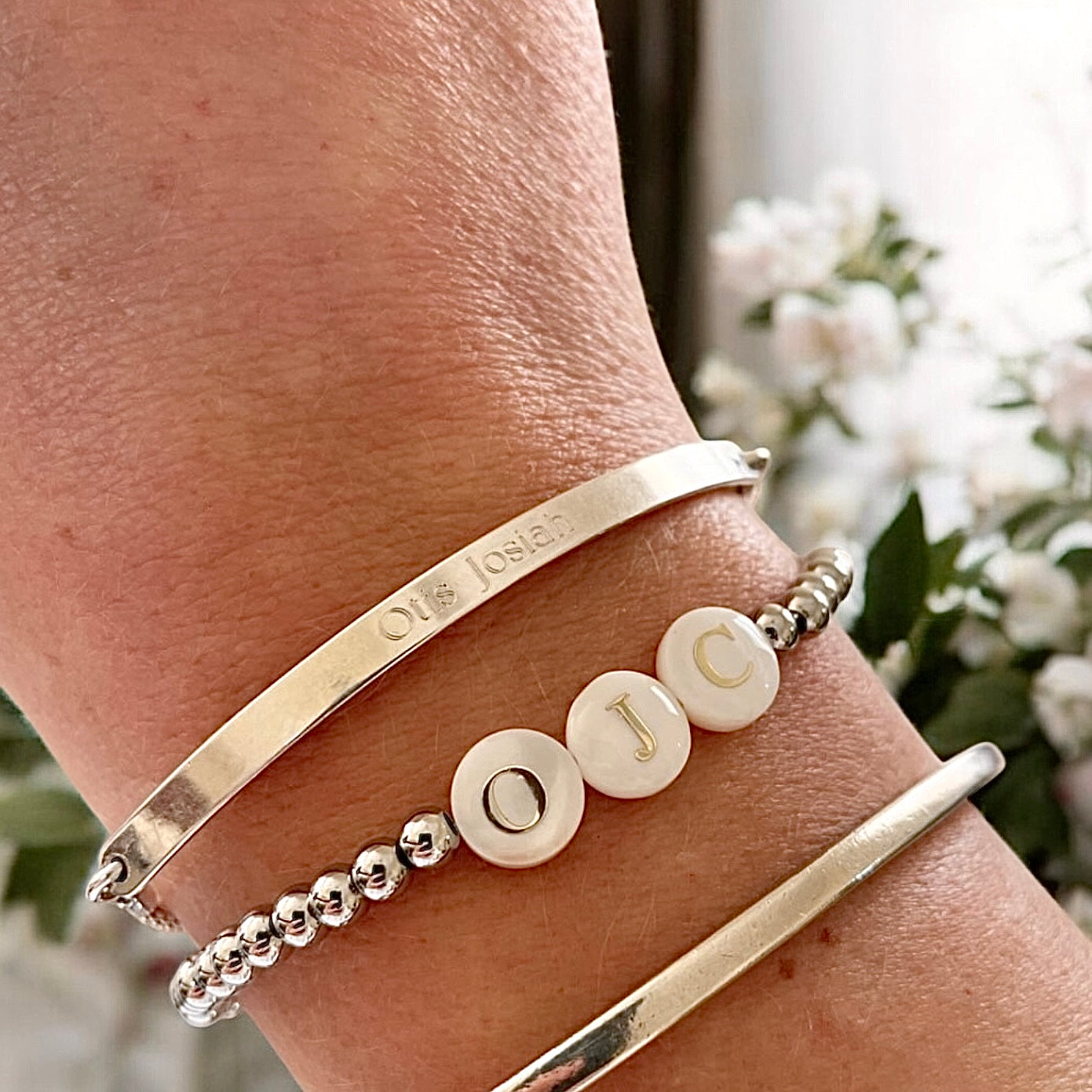 Personalised Name Bead Bracelet