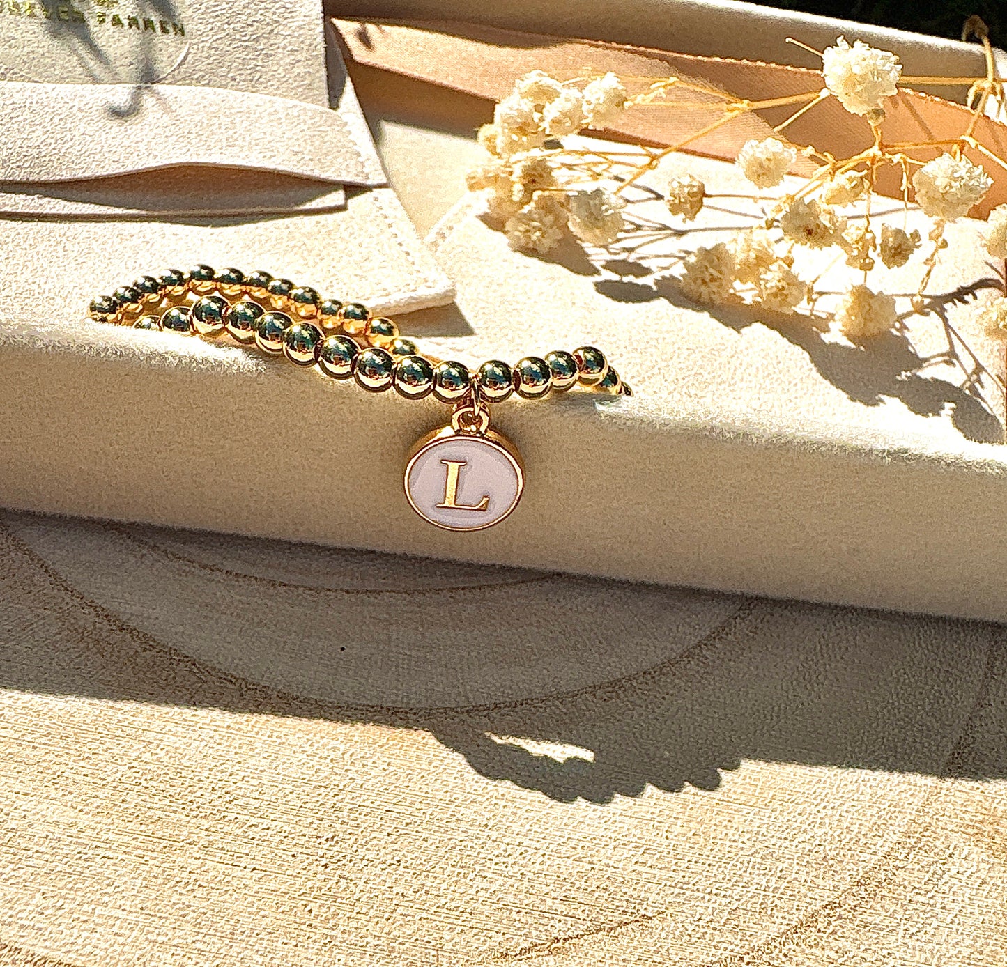 Initial Charm Bracelet