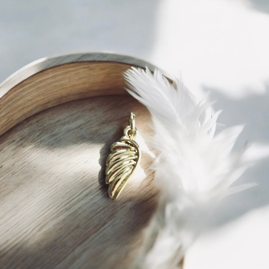 Forever Feather 18K Gold Filled Charm Bracelet