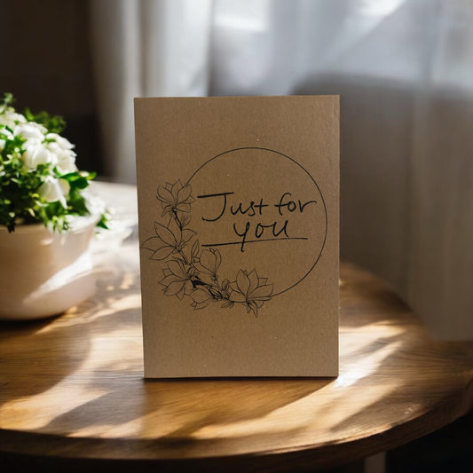 Just For You Personalised Occasion Card