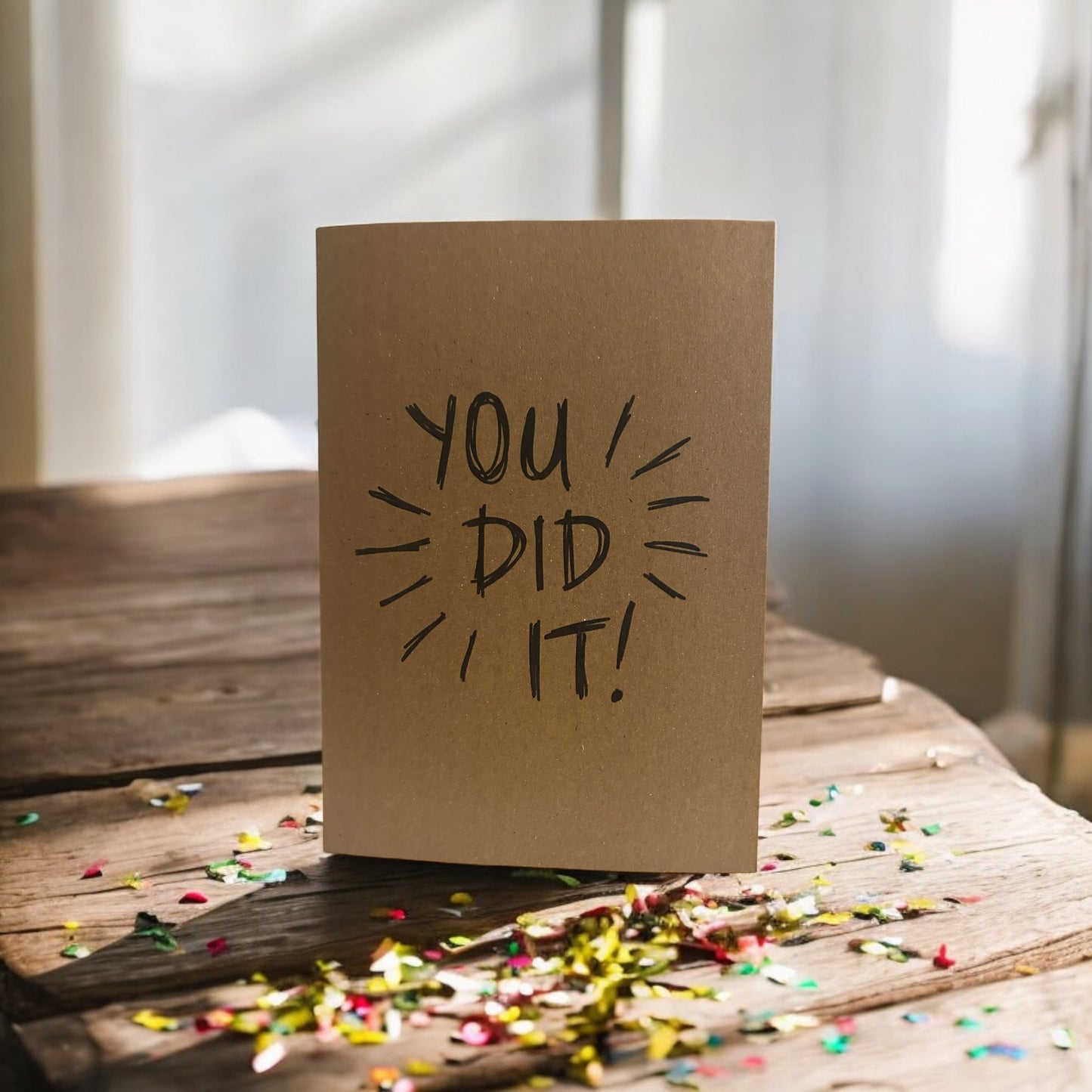 You Did It Personalised Occasion Card