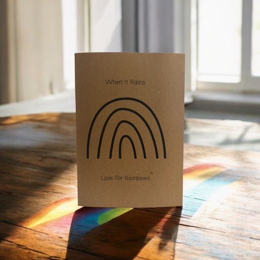 When It Rains Personalised Occasion Card