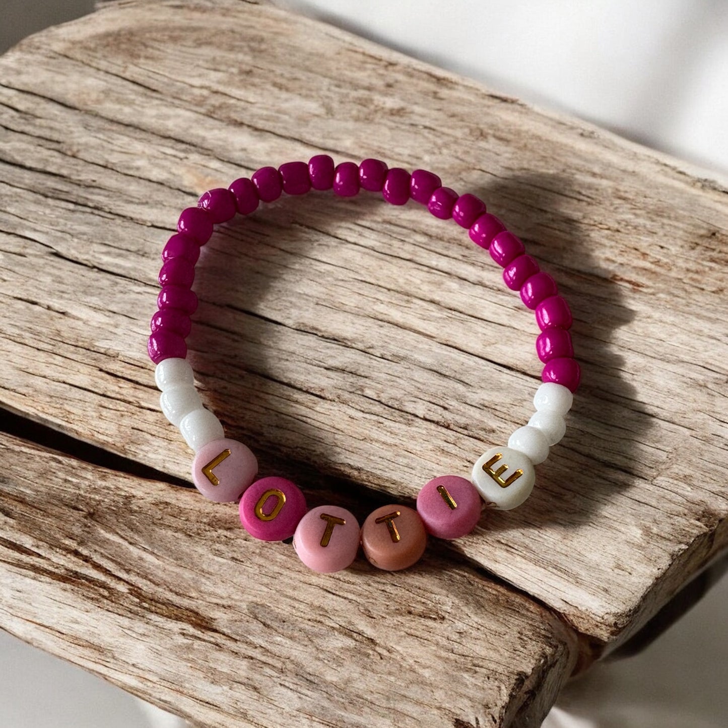 Personalised Name Beaded Bracelet