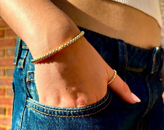 Classic Stacking Gold Bracelet